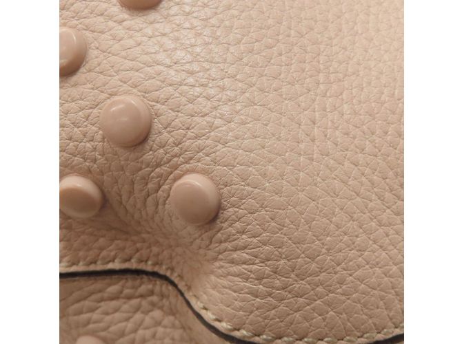 Tod's rosa Leder Beuteltasche mit Kordelzug Pink - Ansicht 26