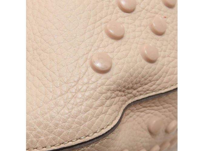 Tod's rosa Leder Beuteltasche mit Kordelzug Pink - Ansicht 29