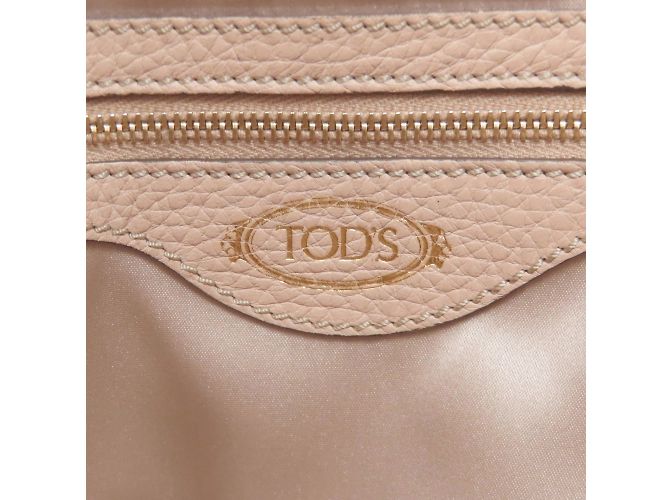 Tod's rosa Leder Beuteltasche mit Kordelzug Pink - Ansicht 6