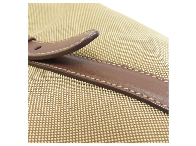 Borsa a mano in tela marrone Prada - vista 19
