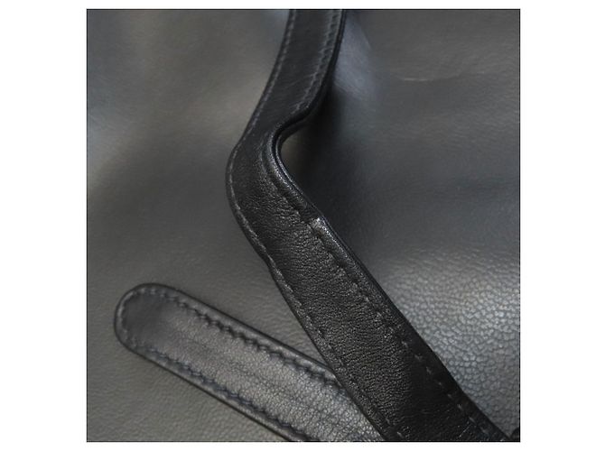 Borsa da lavoro Chanel Matelassé con hardware dorato Nero - vista 10