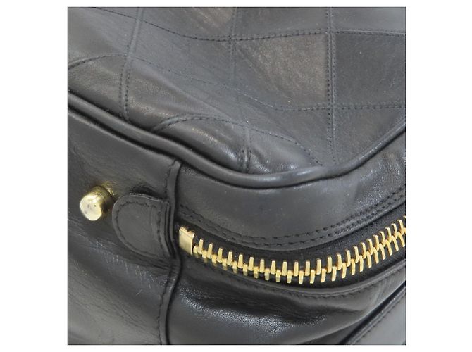 Borsa da lavoro Chanel Matelassé con hardware dorato Nero - vista 32