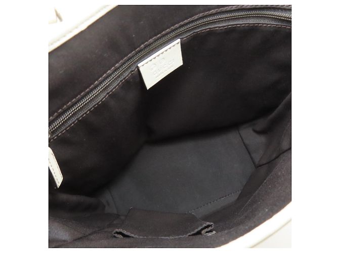 Borsa in PVC marrone e bianco Gucci - vista 7