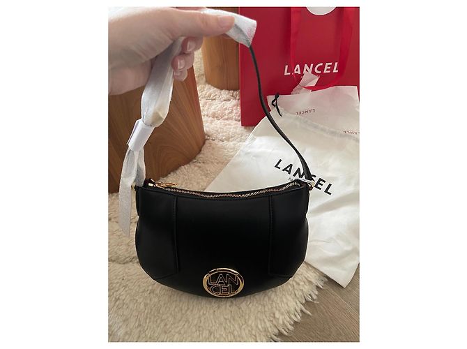 Borsa a spalla Lancel in pelle nera Nero - vista 3