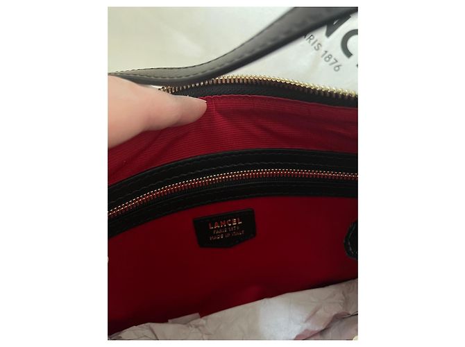 Borsa a spalla Lancel in pelle nera Nero - vista 6