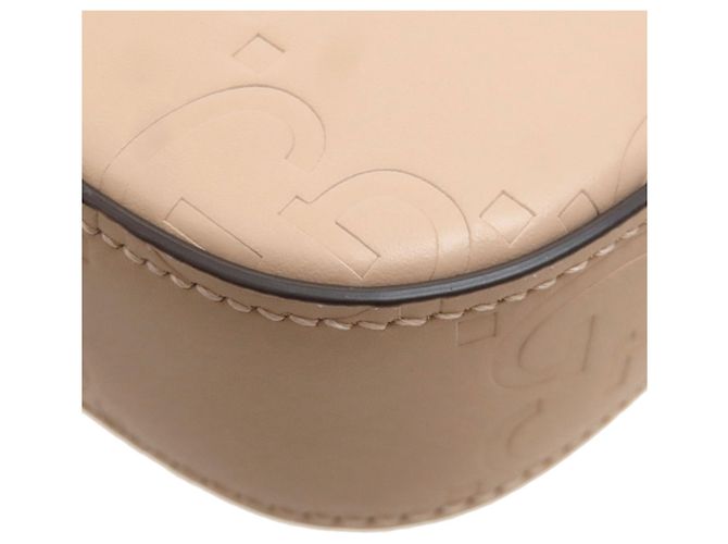 Borsa a Spalla Super Mini GG Signature Shima di Gucci Beige - vista 11