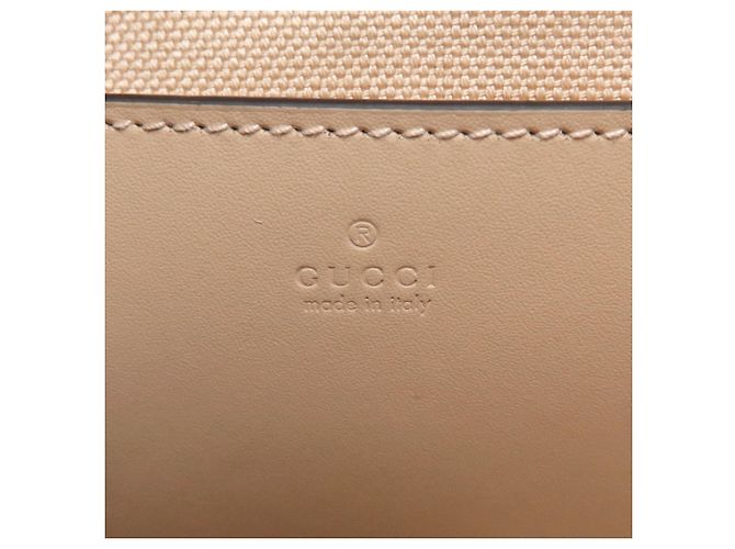 Borsa a Spalla Super Mini GG Signature Shima di Gucci Beige - vista 6
