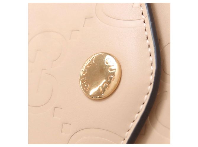 Borsa a Spalla Super Mini GG Signature Shima di Gucci Beige - vista 9