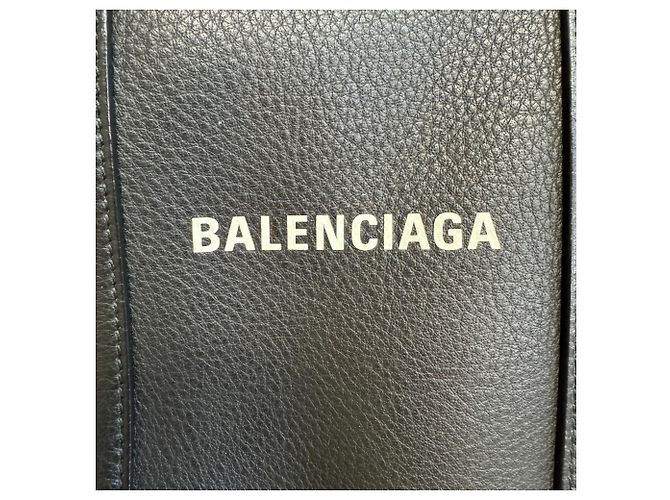 Borsa BALENCIAGA Everyday XXS nera Nero - vista 12