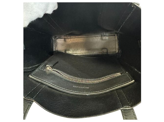 Borsa BALENCIAGA Everyday XXS nera Nero - vista 9