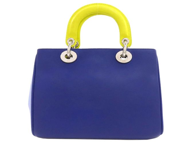 Borsa 2 in 1 Diorissimo di Christian Dior Blu Verde - vista 2