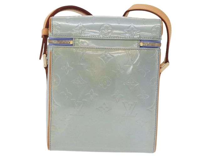 Louis Vuitton Sullivan Monogram Vernis Vertical Blu - vista 2