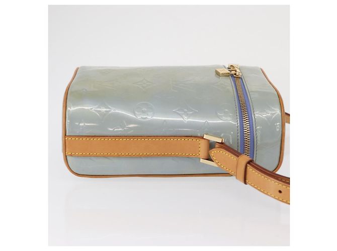 Louis Vuitton Sullivan Monogram Vernis Vertical Blu - vista 3