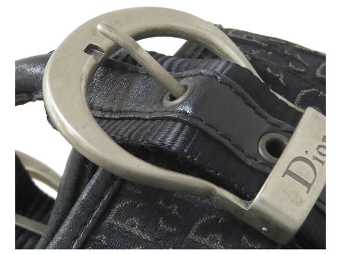 Borsa tote con stampa Trotter Christian Dior Nero - vista 15
