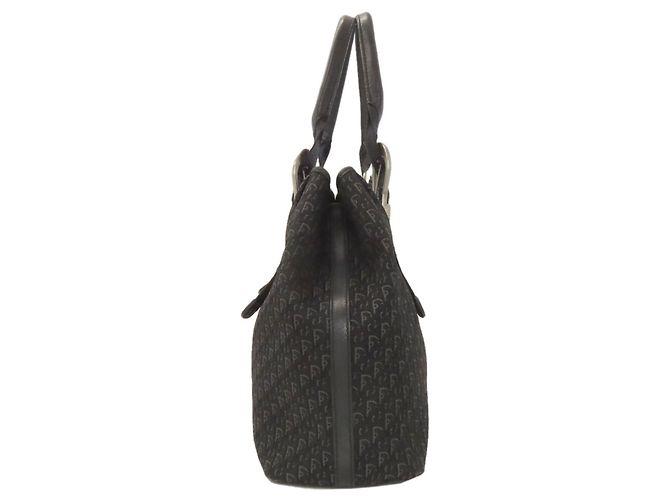 Borsa tote con stampa Trotter Christian Dior Nero - vista 3