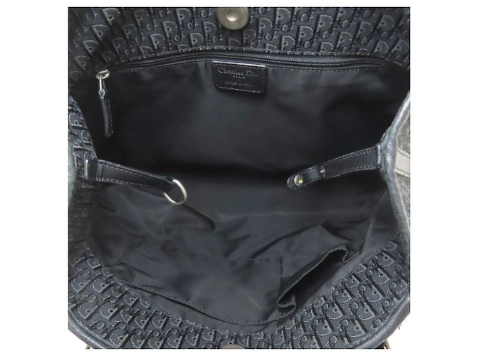 Borsa tote con stampa Trotter Christian Dior Nero - vista 5