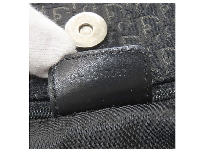 Borsa tote con stampa Trotter Christian Dior Nero - vista 7