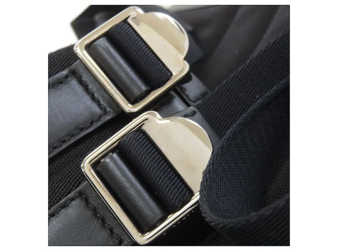 Zaino in pelle di vitello Burberry per donne Nero - vista 22