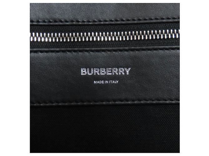 Zaino in pelle di vitello Burberry per donne Nero - vista 6