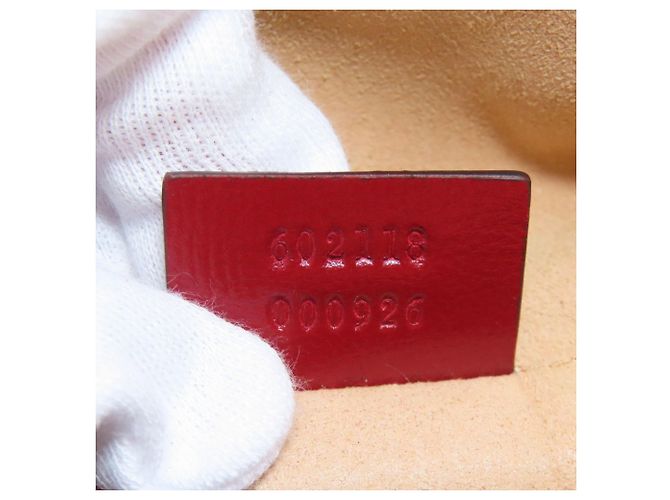 Borsa a secchiello Horsebit 602118 di Gucci Rosso - vista 7