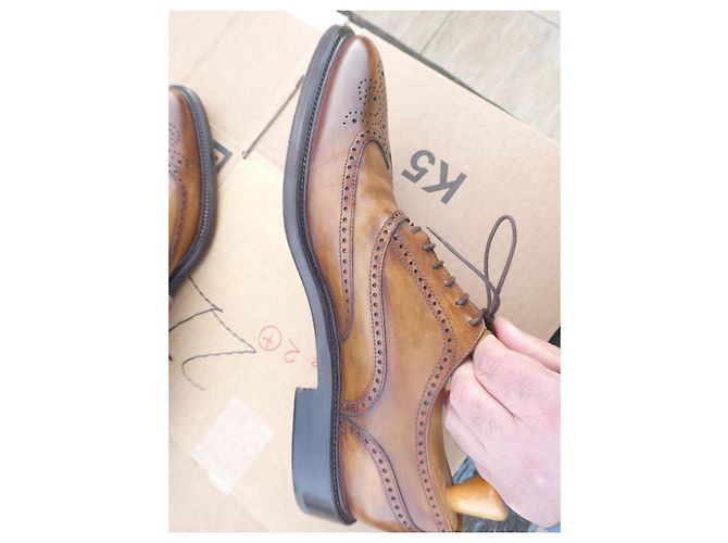 Autre Marque Scarpe derby Campanile 9/5 43,5 senza forme Marrone chiaro - vista 6
