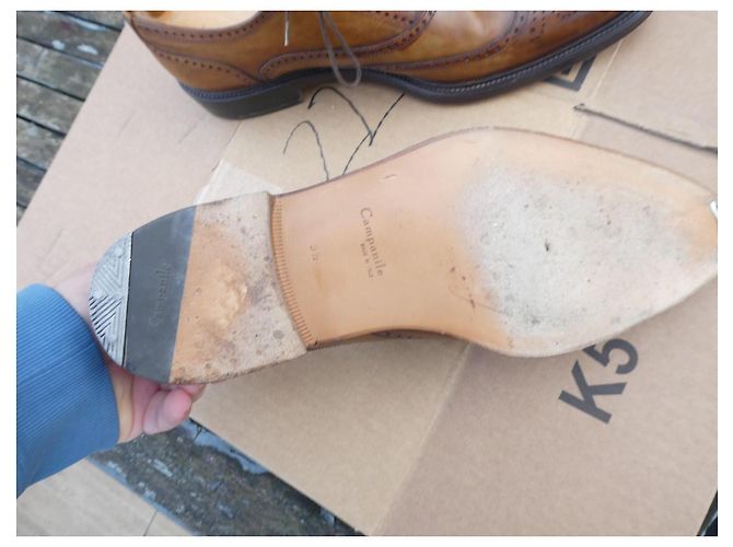 Autre Marque Scarpe derby Campanile 9/5 43,5 senza forme Marrone chiaro - vista 7
