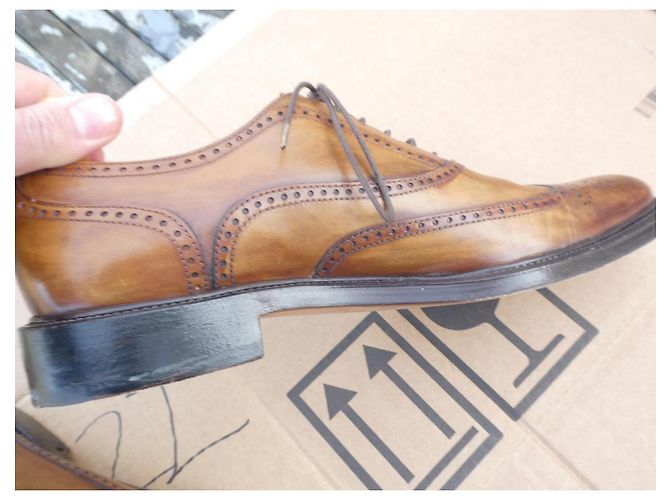 Autre Marque Scarpe derby Campanile 9/5 43,5 senza forme Marrone chiaro - vista 9