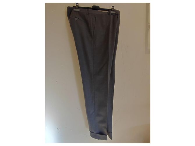Daniel Crémieux Men's Grey Wool Pants Size 46 - view 5