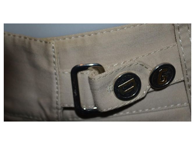Pantalones 3/4 de algodón beige Dolce & Gabbana - vista 2