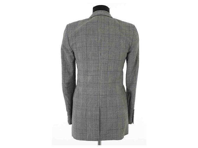 Saint Laurent Blazer de lana gris - vista 4