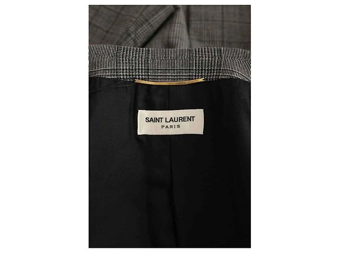 Saint Laurent Blazer de lana gris - vista 5