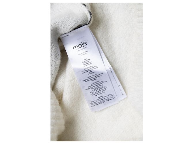 Maje, suéter de punto con encaje Negro - vista 6