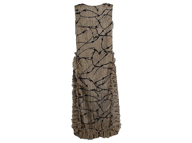 Vestido sem mangas e acolchoado Dries van Noten Preto - vista 3