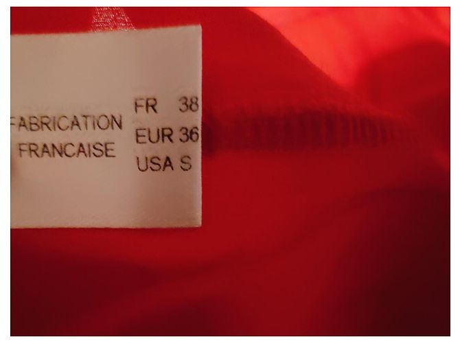Autre Marque Madame Aime Shorty Corto Pizzo di Calais Sete Rosso 38 FR - vista 2