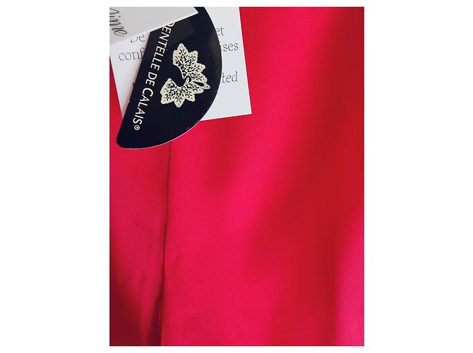 Autre Marque Madame Aime Shorty Corto Pizzo di Calais Sete Rosso 38 FR - vista 5