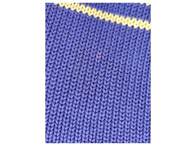 Daniel Crémieux Marine Pullover Marineblau Baumwolle - Ansicht 3