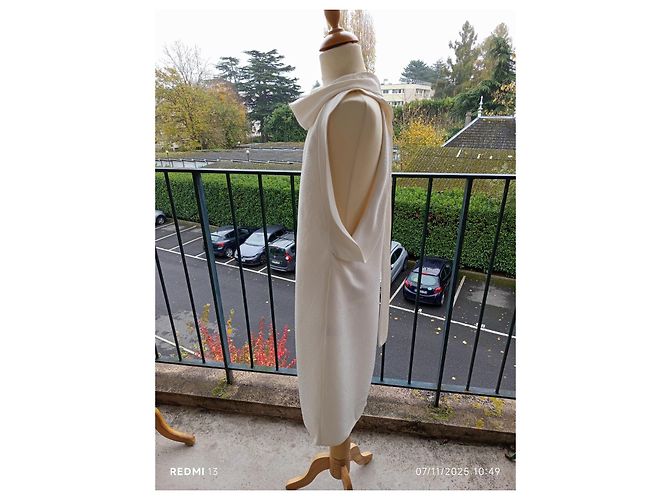 Stella Mc Cartney Vestido Stella McCartney Blanco de Rayón - vista 4