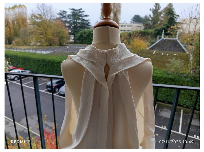 Stella Mc Cartney Vestido Stella McCartney Blanco de Rayón - vista 6