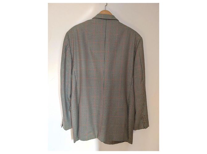 Daniel Crémieux Suit Jacket Green Wool Size 48 - view 2