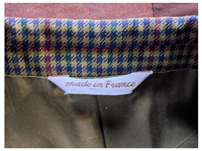 Daniel Crémieux Suit Jacket Green Wool Size 48 - view 5