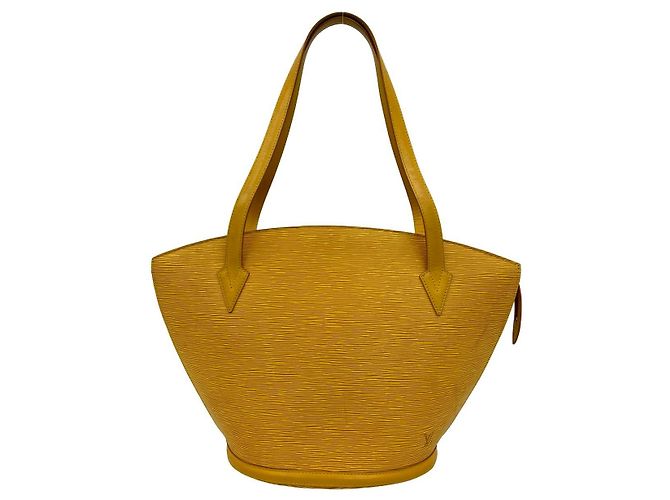 Borsa tote in pelle Epi Saint Jacques di Louis Vuitton Giallo - vista 2