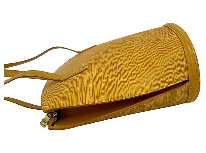 Borsa tote in pelle Epi Saint Jacques di Louis Vuitton Giallo - vista 6