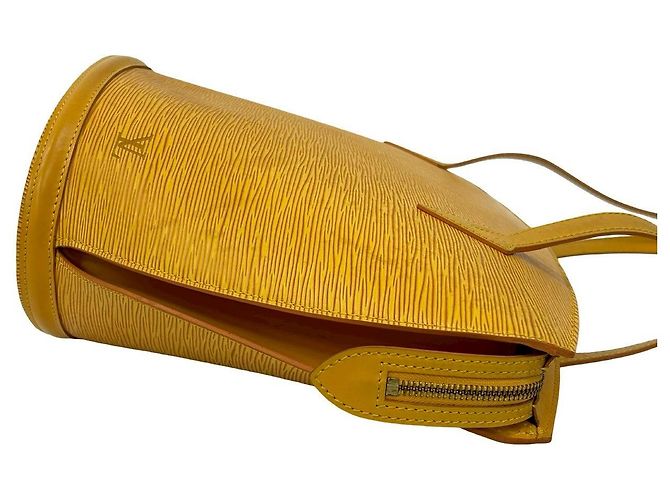 Borsa tote in pelle Epi Saint Jacques di Louis Vuitton Giallo - vista 7