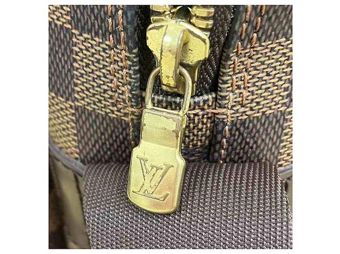 Naviglio Damier Schultertasche von Louis Vuitton Metallisch Bronze - Ansicht 8