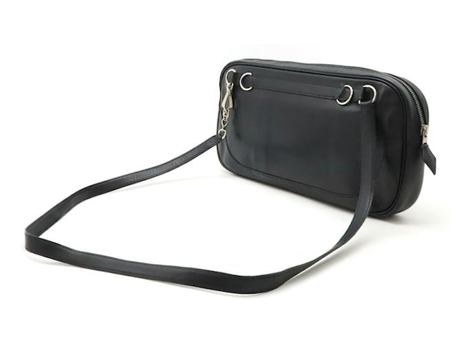 Borsa a Spalla in Vitello Hermès Nero - vista 2