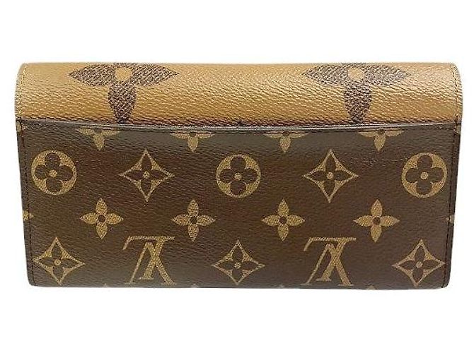 Portafoglio Lungo Monogramma Sarah di Louis Vuitton Marrone - vista 2