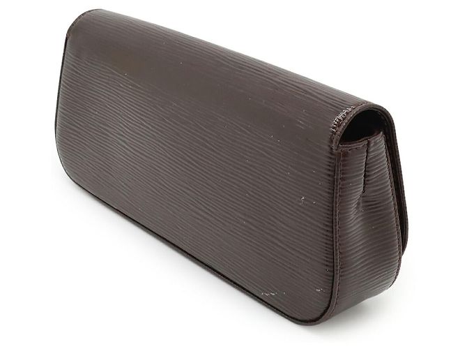 Clutch Epi Elettrico Pochette Sobe Louis Vuitton Marrone - vista 2