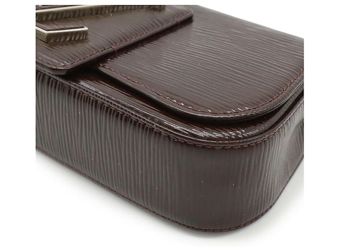 Clutch Epi Elettrico Pochette Sobe Louis Vuitton Marrone - vista 3