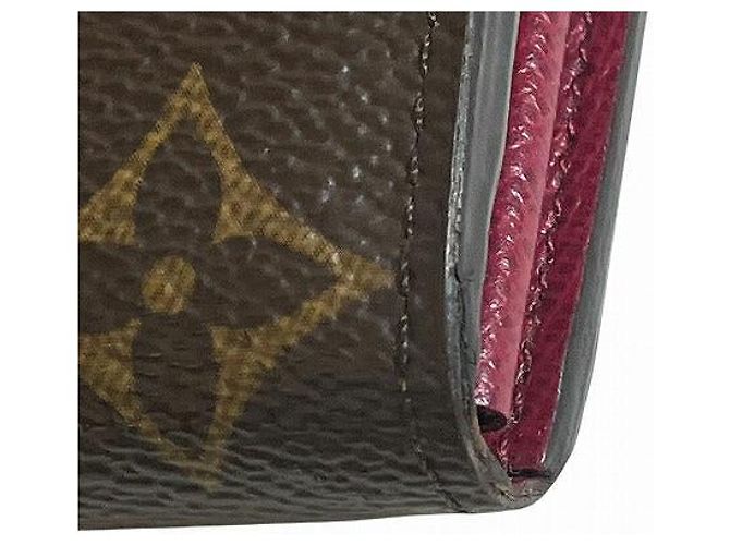 Portafoglio Lungo Monogramma Sarah di Louis Vuitton Rosa - vista 7