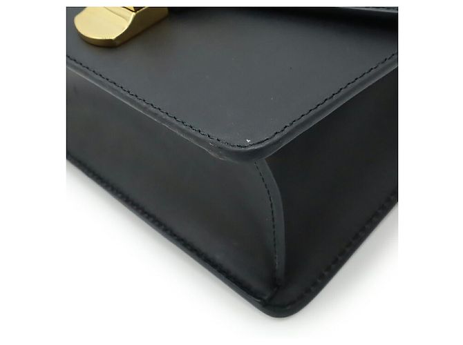 Borsa Mini Catena Gucci Sylvie Web Ribbon Nero - vista 3